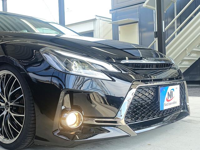 マークX 250G リラックスセレクション 新品車高調・新品19AW・新品タイヤ・新品Gsフロントバンパー・新品シートカバー・新品ヘッドライト&テール・流星ウィンカー・カロッツェリアナビ・ブルートゥース・フルセグ・フロントパワーシート・ETC・(50枚目)