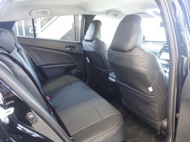 プリウス Sセーフティプラス TSS・TRDエアロVer2・新品車高調・新品19AW・新品タイヤ・新品黒革調シートカバー・クリアランスソナー・純正ナビ・ブルートゥース・TV・バックカメラ・クルコン・HUD・ドラレコ・スペアタイヤ・(63枚目)