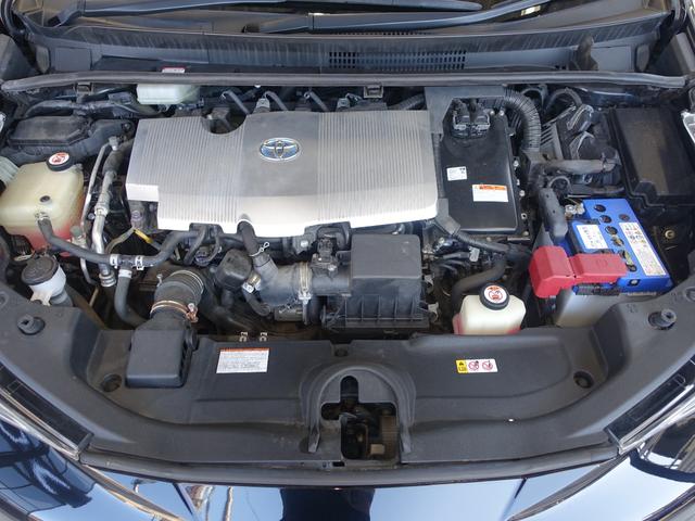 プリウス Sセーフティプラス TSS・TRDエアロVer2・新品車高調・新品19AW・新品タイヤ・新品黒革調シートカバー・クリアランスソナー・純正ナビ・ブルートゥース・TV・バックカメラ・クルコン・HUD・ドラレコ・スペアタイヤ・(70枚目)