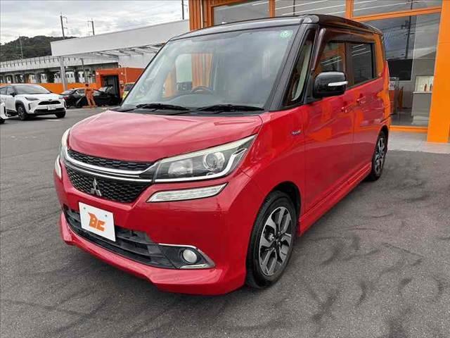デリカD:2 カスタムハイブリッドMV 4WD フルセグナビ 両電スラ eアシスト 前席シートヒーター ETC LEDヘッド Aライト Aストップ 革巻きステア ステリモ クルコン AAC 後席サンシェード アームレスト SRSエアB(10枚目)