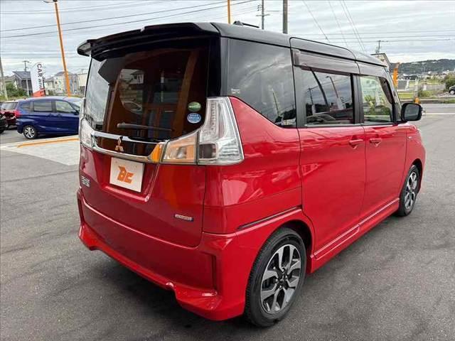 デリカD:2 カスタムハイブリッドMV 4WD フルセグナビ 両電スラ eアシスト 前席シートヒーター ETC LEDヘッド Aライト Aストップ 革巻きステア ステリモ クルコン AAC 後席サンシェード アームレスト SRSエアB(15枚目)