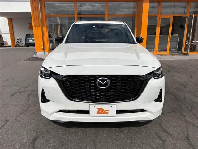 CX-60 XD-ハイブリッド エクスクルーシブスポーツ 4WD パノラマルーフ 360度カメラ マツコネ 前席Pシート シートメモリー スマートブレーキ ベンチレーション 全席シートヒーター ステアリングヒーター スペアキー ETC レーダークルコン(9枚目)