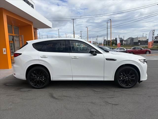 CX-60 XD-ハイブリッド エクスクルーシブスポーツ 4WD パノラマルーフ 360度カメラ マツコネ 前席Pシート シートメモリー スマートブレーキ ベンチレーション 全席シートヒーター ステアリングヒーター スペアキー ETC レーダークルコン(11枚目)