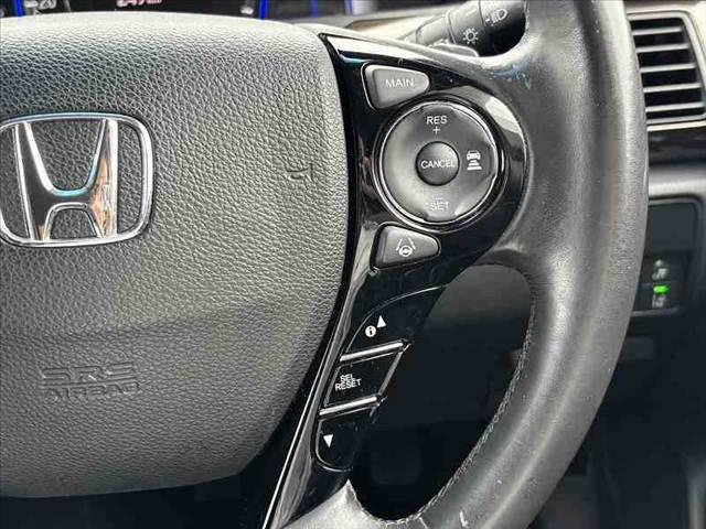アコードハイブリッド EX 後期 インターナビ フルセグ Bluetooth Bカメラ RAYSアルミ LEDヘッド オートライト Pシート ホンダセンシング レーンキープ レーダークルーズ ステリモ パドルシフト Bホールド(5枚目)