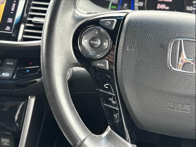 アコードハイブリッド EX 後期 インターナビ フルセグ Bluetooth Bカメラ RAYSアルミ LEDヘッド オートライト Pシート ホンダセンシング レーンキープ レーダークルーズ ステリモ パドルシフト Bホールド(27枚目)