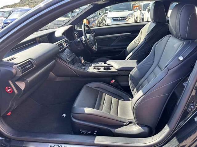 RC RC350 Fスポーツ 禁煙 ムーンルーフ 角型LEDヘッド BSM クリアランスソナー プリクラッシュS フルセグナビ Bluetooth シートヒーター ベンチレーション パドルシフト Pシート ETC オレンジキャリパ(17枚目)