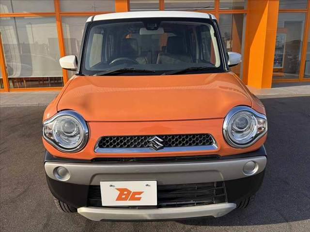 ハスラー 　禁煙　ホワイトルーフツートン　レーダーブレーキサポート　ナビ　ＴＶ　前列シートヒーター　スペアキー　オートＨＩＤヘッド　Ｐスタート　マット　バイザー　シート下収納　電格ミラー　ＡＣソケット　Ａストップ（9枚目）