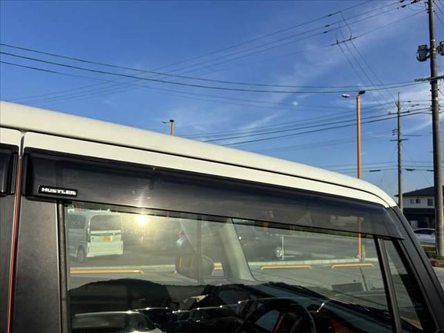 ハスラー 　禁煙　ホワイトルーフツートン　レーダーブレーキサポート　ナビ　ＴＶ　前列シートヒーター　スペアキー　オートＨＩＤヘッド　Ｐスタート　マット　バイザー　シート下収納　電格ミラー　ＡＣソケット　Ａストップ（26枚目）