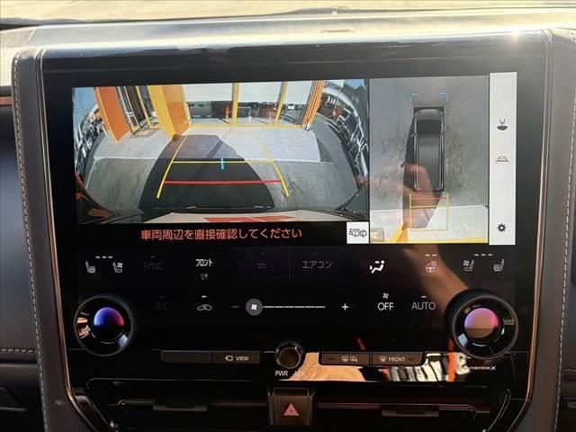 アルファード Ｚ　禁煙　モデリスタエアロ　１４型ナビ　１３．２後席モニター　左右独立ムーンルーフ　全方位Ｍ　クリソナ　セーフティセンス　３眼ＬＥＤヘッド　ベンチレーション　シートヒーター　合皮レザーシート　ＢＳＭ（4枚目）