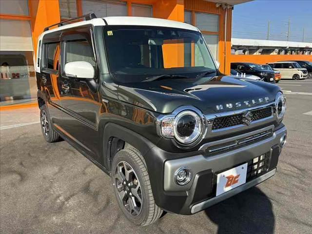 ハスラー Ｊスタイルターボ　禁煙　車検整備付　ホワイトルーフ　９インチナビ　フルセグ　全方位カメラ　Ｂｌｕｅｔｏｏｔｈ　ブレーキサポート　オートＬＥＤヘッド　ルーフレール　レーダークルーズ　Ａストップ　ターボ　シートヒーター（8枚目）