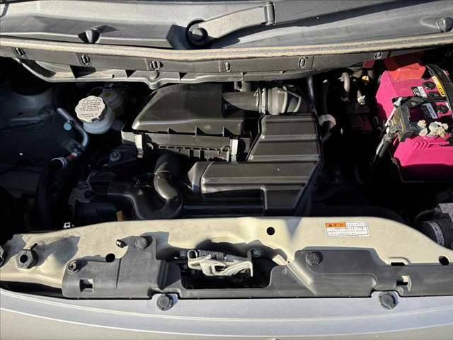 スペーシア G 禁煙 車検整備付 後期 オーディオ Bluetooth Pスタート スマートキー×2 オートエアコン シートヒーター レベライザー アームレスト 電格ミラー バニティミラー サイドバイザー(40枚目)