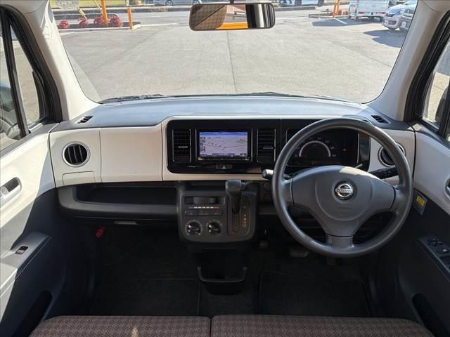 モコ S 禁煙 車検整備付 後期 ナビ 地デジ Pスタート スマートキー ETC Aストップ スペアキー レベライザー Pガラス 電格 バニティミラー アームレスト サイドバイザー SRS(2枚目)