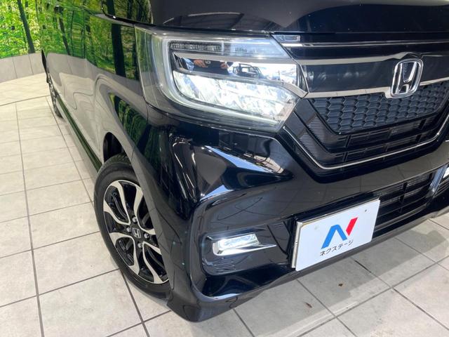 Ｎ－ＢＯＸカスタム Ｇ・Ｌホンダセンシング　禁煙車　ホンダセンシング　純正ナビ　バックカメラ　レーダークルーズ　ＥＴＣ　Ｂｌｕｅｔｏｏｔｈ再生　電動ドア　ＬＥＤヘッド　レーンキープ　スマートキー　純正１４インチアルミ　ロールサンシェード（12枚目）