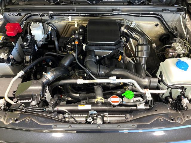 ジムニー XC 届出済未使用車 4WD ターボ セーフティサポート コーナーセンサー スマートキー LEDヘッド クルコン オートハイビーム 車線逸脱警報 オートライト オートエアコン 純正16インチアルミ(18枚目)