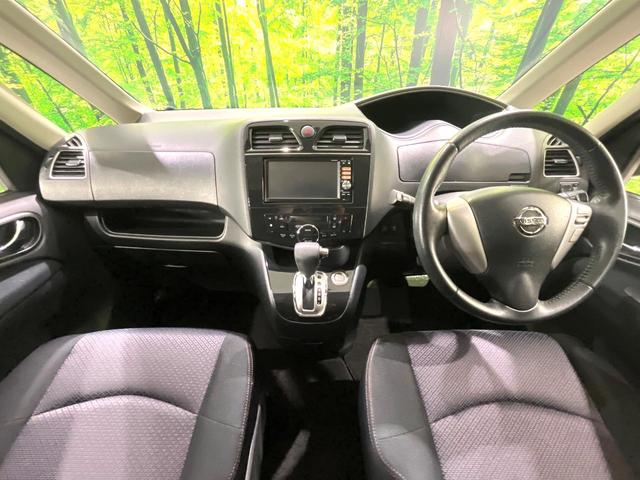セレナ ハイウェイスター S-ハイブリッド Vセレクション 禁煙車 フリップダウンモニター 両側電動スライドドア 純正ナビ バックカメラ リアオートエアコン ETC クルーズコントロール オートライト Bluetooth再生 ロールサンシェード(2枚目)