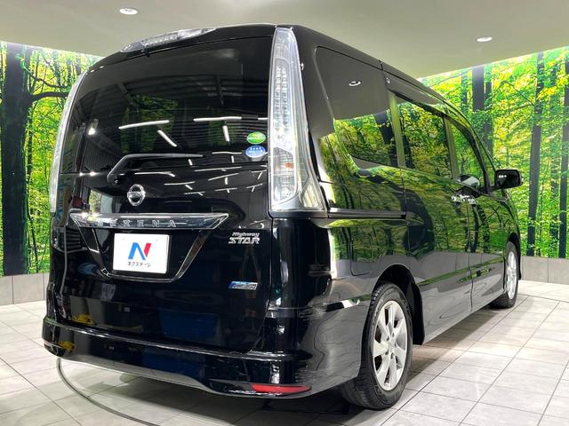 セレナ ハイウェイスター S-ハイブリッド Vセレクション 禁煙車 フリップダウンモニター 両側電動スライドドア 純正ナビ バックカメラ リアオートエアコン ETC クルーズコントロール オートライト Bluetooth再生 ロールサンシェード(17枚目)