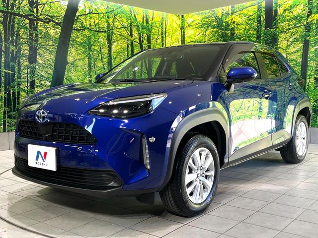ヤリスクロス ハイブリッドＧ　禁煙車　純正８型ナビ　全周囲カメラ　レーダークルーズ　ブラインドスポットモニター　トヨタセーフティセンス　オートハイビーム　ＥＴＣ　Ｂｌｕｅｔｏｏｔｈ再生　ＬＥＤヘッドライト　１６インチアルミホイール（45枚目）