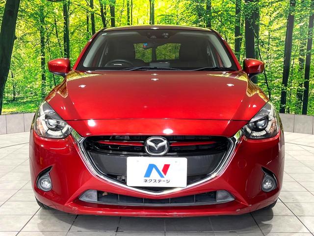 デミオ XDツーリング 禁煙車 ディーゼル 純正ナビ バックカメラ 衝突軽減装置 ブラインドスポットモニター LEDヘッド ETC クルコン 車線逸脱警報 革巻きステアリング 純正16インチアルミ Bluetooth(14枚目)