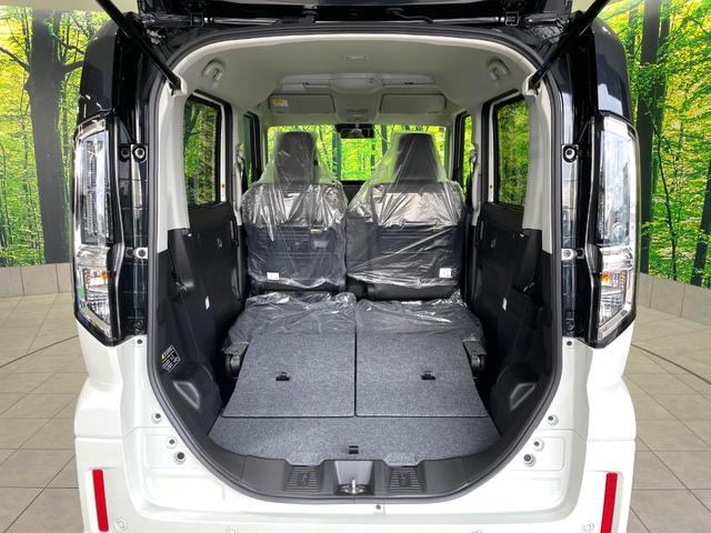 スペーシアカスタム ハイブリッドXS 届出済未使用車 スズキセーフティサポート 両側電動スライドドア レーダークルーズ ハーフレザーシート スマートキー LEDヘッドライト オートハイビーム オートライト シートヒーター オットマン(10枚目)