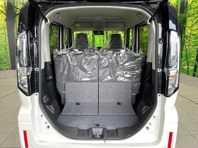 スペーシアカスタム ハイブリッドXS 届出済未使用車 スズキセーフティサポート 両側電動スライドドア レーダークルーズ ハーフレザーシート スマートキー LEDヘッドライト オートハイビーム オートライト シートヒーター オットマン(36枚目)