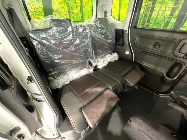 スペーシアカスタム ハイブリッドXS 届出済未使用車 スズキセーフティサポート 両側電動スライドドア レーダークルーズ ハーフレザーシート スマートキー LEDヘッドライト オートハイビーム オートライト シートヒーター オットマン(43枚目)