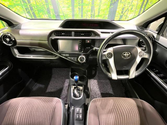 アクア G 禁煙車 セーフティセンス 純正ナビ バックカメラ クルコン スマートキー オートハイビーム ETC Bluetooth再生 ステアリングスイッチ 電動格納ミラー オートエアコン(2枚目)