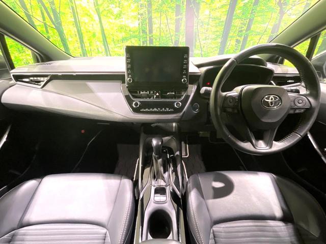 カローラツーリング ハイブリッド ダブルバイビー 禁煙車 純正9インチナビ バックカメラ レーダークルーズコントロール セーフティセンス ETC ハーフレザーシート LEDヘッドライト ドライブレコーダー スマートキー Bluetooth再生(2枚目)