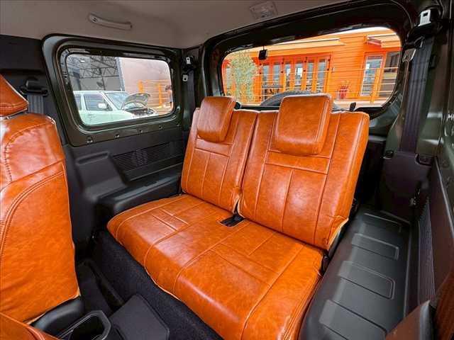 ジムニー ＸＬ　社外８型ナビ　フルセグ　キャリア　社外バンパー　Ｄインナーミラー　セーフティＳ　シートヒーター　Ａストップ　ＥＴＣ　ドラレコ　マット　バイザー　チルトステ　バックカメラ　スマートキー　ホワイトレター（18枚目）