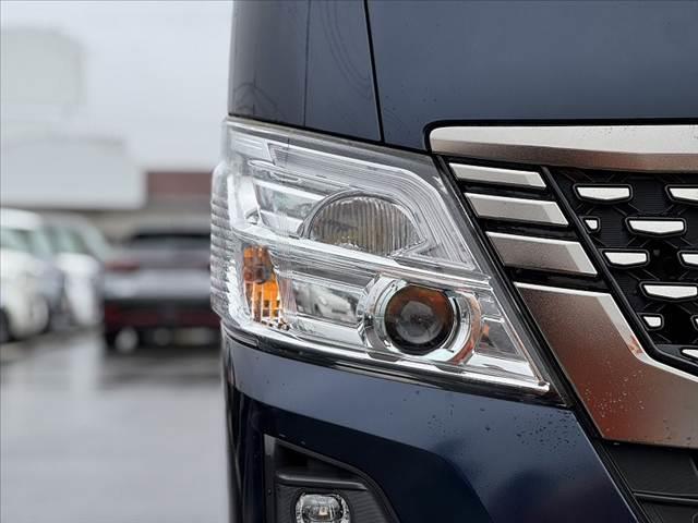 キャラバン ロングオーテック 禁煙 4WD エアロPKG エマブレ 純ナビ フルセグ アラビュー BT インテリキー ステリモ 合皮シート シートヒーター LEDヘッド Aライト インテリジェントRミラー ETC 外18インチAW(33枚目)