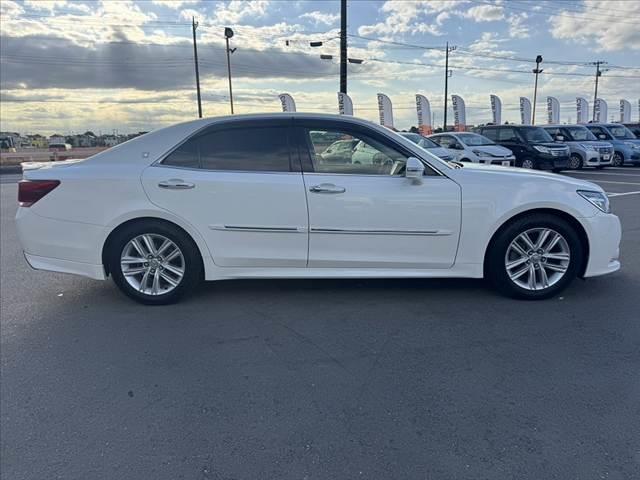 クラウン アスリートS 禁煙 純正8型ナビ スーパーライブサウンド クルコン BT Bカメ フルセグTV ETC パワーシート HIDヘッド Aライト プッシュスタート ステリモ 電格ミラー 横滑り防止 純正17インチAW(12枚目)