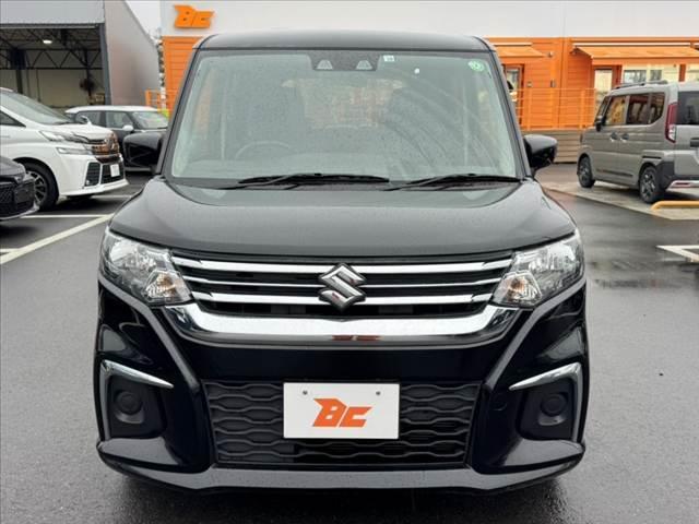 ソリオ G デュアルカメラブレーキサポート Pスタート 車線逸脱 衝突軽減ブレーキ 横滑り防止 コーナーセンサー オートライト アームレスト レベライザー チルトステア 電格ミラー バニティミラー ISOFIX(9枚目)