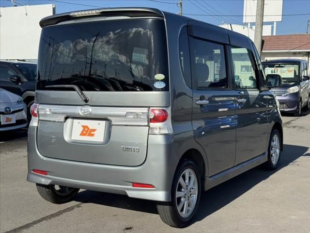 タント カスタムXリミテッド 禁煙 電動スライドドア ドライブレコーダー CD再生可 電動格納ミラー ミラーウインカー ドアバイザー HIDヘッドライト イモビライザー セキュリティアラーム バニティミラー 純正14インチAW(15枚目)