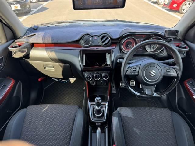 スイフトスポーツ ベースグレード 禁煙 6MT 社外マフラー フロントリップ 車高調 Dインナーミラー クルコン 横滑り防止 シートヒーター Pスタート 電格ミラー Aライト ETC ドラレコ 12Vソケット 社外17AW(2枚目)