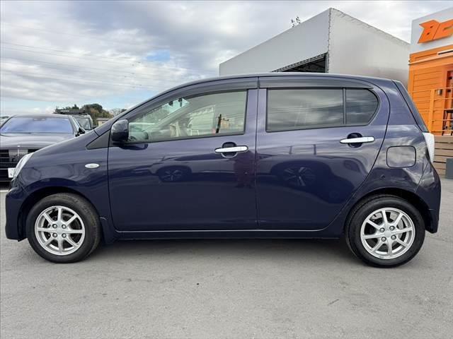 ミライース X 禁煙 後期 純正オーディオ リモコンキー Sアラーム パワードアロック ドラレコ ETC 電格ミラー バニティミラー レベライザー Aストップ Rヘッドレスト ISOFIX 純正14インチAW(11枚目)