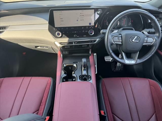 RX RX350 Fスポーツ 禁煙 セーフティプラス パノラマルーフ 純正14型ナビ BT ETC 全周囲カメ BSM ACC Dインナーミラー Aハイビーム シートヒーター/ベンチレーション Pバックドア 純正21インチAW(2枚目)