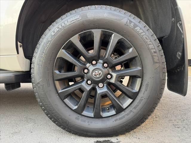 ランドクルーザープラド TX Lパッケージ マットブラックエディション 禁煙 後期 セーフティセンス ムーンルーフ 純正9型ナビ BT ETC 全周囲カメラ BSM シートヒーター/ベンチレーション パワーシート ルーフレール Aライト Aハイビーム 純正18インチAW(43枚目)