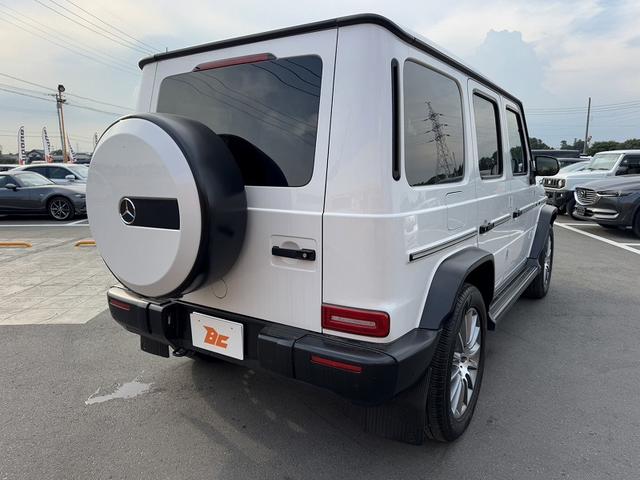 Gクラス G400d AMGライン ラグジュアリーPKG レーダーセーフティPKG 12.3インチナビ 全周囲モニター ブラックレザーシート 革巻きステア ACC パドルシフト LEDヘッド ETC スマートキー 背面タイヤ 純正AW(15枚目)