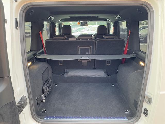 Gクラス G400d AMGライン ラグジュアリーPKG レーダーセーフティPKG 12.3インチナビ 全周囲モニター ブラックレザーシート 革巻きステア ACC パドルシフト LEDヘッド ETC スマートキー 背面タイヤ 純正AW(19枚目)