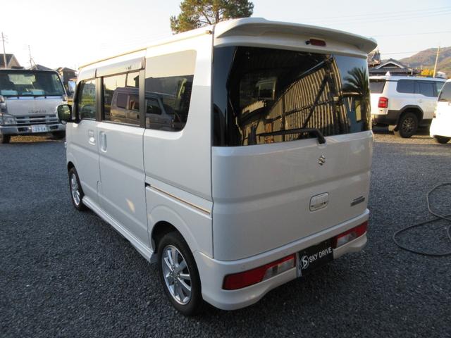 エブリイワゴン PZターボスペシャル 両側パワースライドドア フルセグナビ バックカメラ ETC オートステップ オートライト 衝突軽減 純正アルミ 純正マットバイザー スペアキー(4枚目)