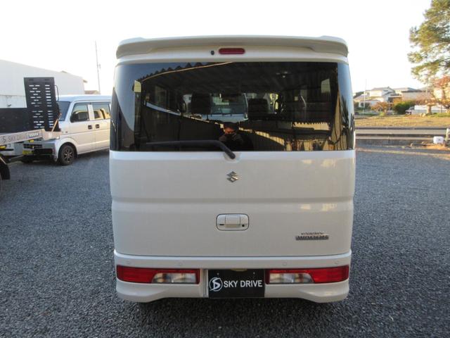 エブリイワゴン PZターボスペシャル 両側パワースライドドア フルセグナビ バックカメラ ETC オートステップ オートライト 衝突軽減 純正アルミ 純正マットバイザー スペアキー(5枚目)