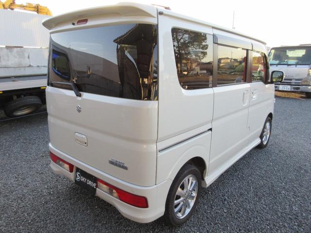 エブリイワゴン PZターボスペシャル 両側パワースライドドア フルセグナビ バックカメラ ETC オートステップ オートライト 衝突軽減 純正アルミ 純正マットバイザー スペアキー(6枚目)