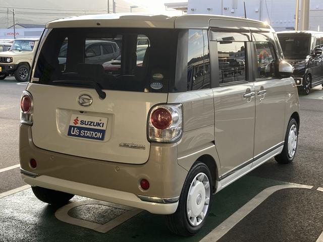 ムーヴキャンバス Ｘ－Ｌｔｄ　メイクアップ　ＳＡ２　大型ナビにカメラ♪　２ＷＤ　萌え度高め、かわいい内外装♪　後退時も安心、全方位モニタ付大型ナビ　ＥＴＣ　後席両側電動スライドドア　衝突軽減ブレーキ　オートライト　Ｂｌｕｅｔｏｏｔｈ　プッシュスタート　オートＡＣ　アイドリングＳ（7枚目）