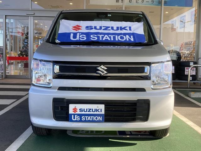 ワゴンＲ ＦＡ　２型　手入れがしやすいシルバーカラー♪　純正ラジオ＆ＣＤプレーヤー　ＥＴＣ車載器　衝突被害軽減システム　衝突安全ボディ　盗難防止システム　オートライト（2枚目）