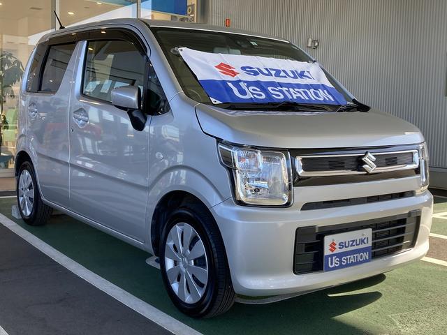 ワゴンＲ ＦＡ　２型　手入れがしやすいシルバーカラー♪　純正ラジオ＆ＣＤプレーヤー　ＥＴＣ車載器　衝突被害軽減システム　衝突安全ボディ　盗難防止システム　オートライト（9枚目）