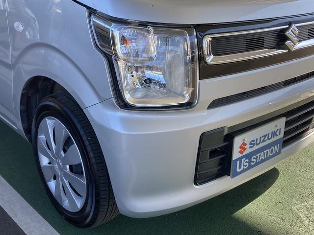 ワゴンＲ ＦＡ　２型　手入れがしやすいシルバーカラー♪　純正ラジオ＆ＣＤプレーヤー　ＥＴＣ車載器　衝突被害軽減システム　衝突安全ボディ　盗難防止システム　オートライト（10枚目）