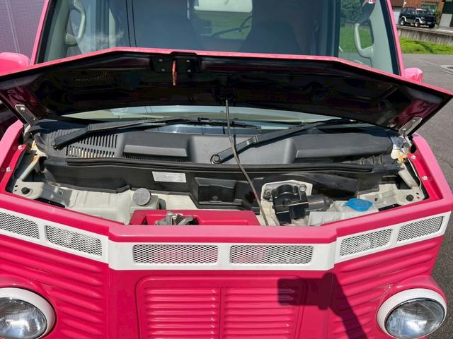 スクラム 8ナンバー 加工車 キッチンカー 軽自動車 フレンチバス仕様 2人乗り 事故歴無し! ETC レトロバス(4枚目)