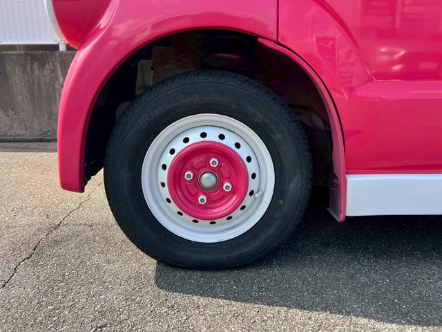 スクラム 8ナンバー 加工車 キッチンカー 軽自動車 フレンチバス仕様 2人乗り 事故歴無し! ETC レトロバス(13枚目)