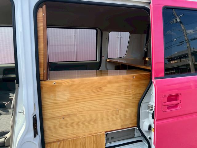 スクラム 8ナンバー 加工車 キッチンカー 軽自動車 フレンチバス仕様 2人乗り 事故歴無し! ETC レトロバス(28枚目)
