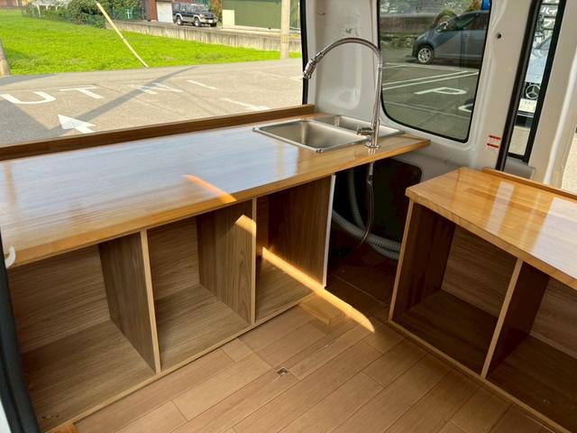 スクラム 8ナンバー 加工車 キッチンカー 軽自動車 フレンチバス仕様 2人乗り 事故歴無し! ETC レトロバス(31枚目)