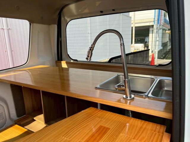 スクラム 8ナンバー 加工車 キッチンカー 軽自動車 フレンチバス仕様 2人乗り 事故歴無し! ETC レトロバス(35枚目)